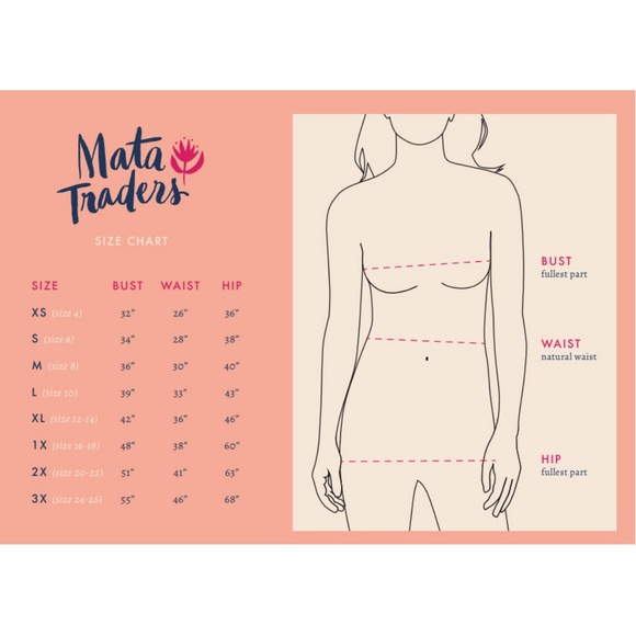 Mata Traders NW Twist Twirl Dress XS Fair Trade Handmade Block Print Handcrafted - Picture 6 of 6